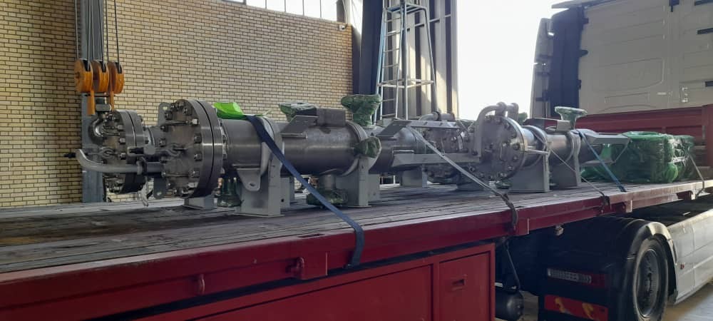 حمل و بارگیری تجهیزات فیلتراسیون پروژه پتروشیمی اندیمشک